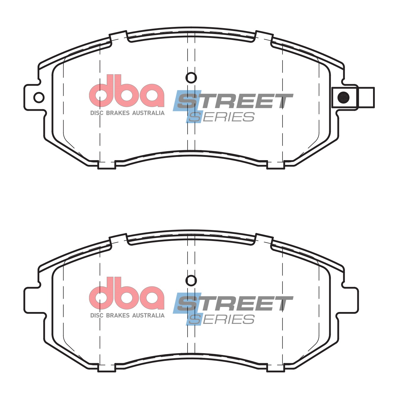DBA Brake Disc Brake Pads Street Series Ceramic DB1491SS - Image 2