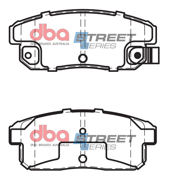 DBA Brake Disc Brake Pads Street Series Ceramic DB1493SS - Imagen 2