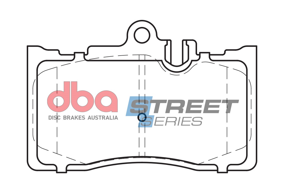 DBA Brake Disc Brake Pads Street Series Ceramic DB1496SS - Image 2