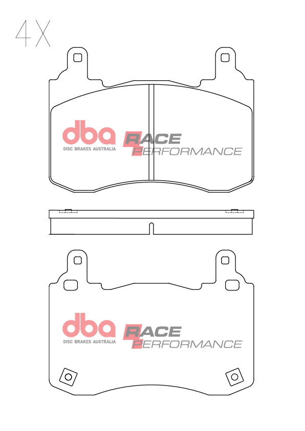 DBA Brake Pads Race Performance DB15003RP - Image 2