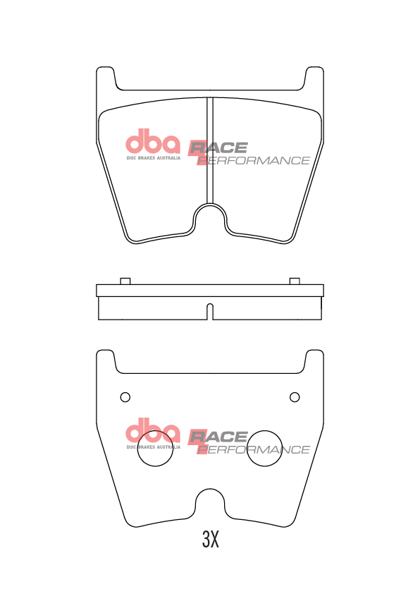 DBA Brake Pads Race Performance DB15005RP - Image 2