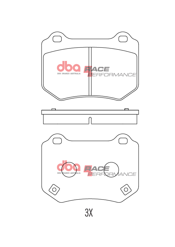 DBA Brake Pads Race Performance DB15007RP - Image 2
