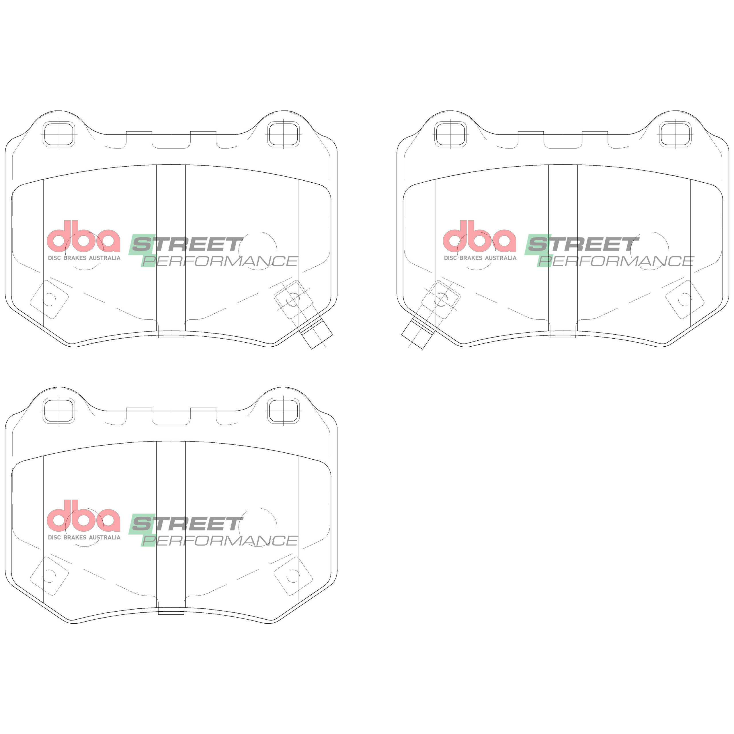 DBA Brake Pads Street Performance DB15007SP - Image 2