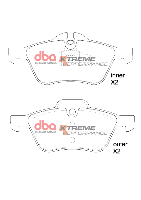 DBA Brake Pads Xtreme Performance DB1500XP - Image 2