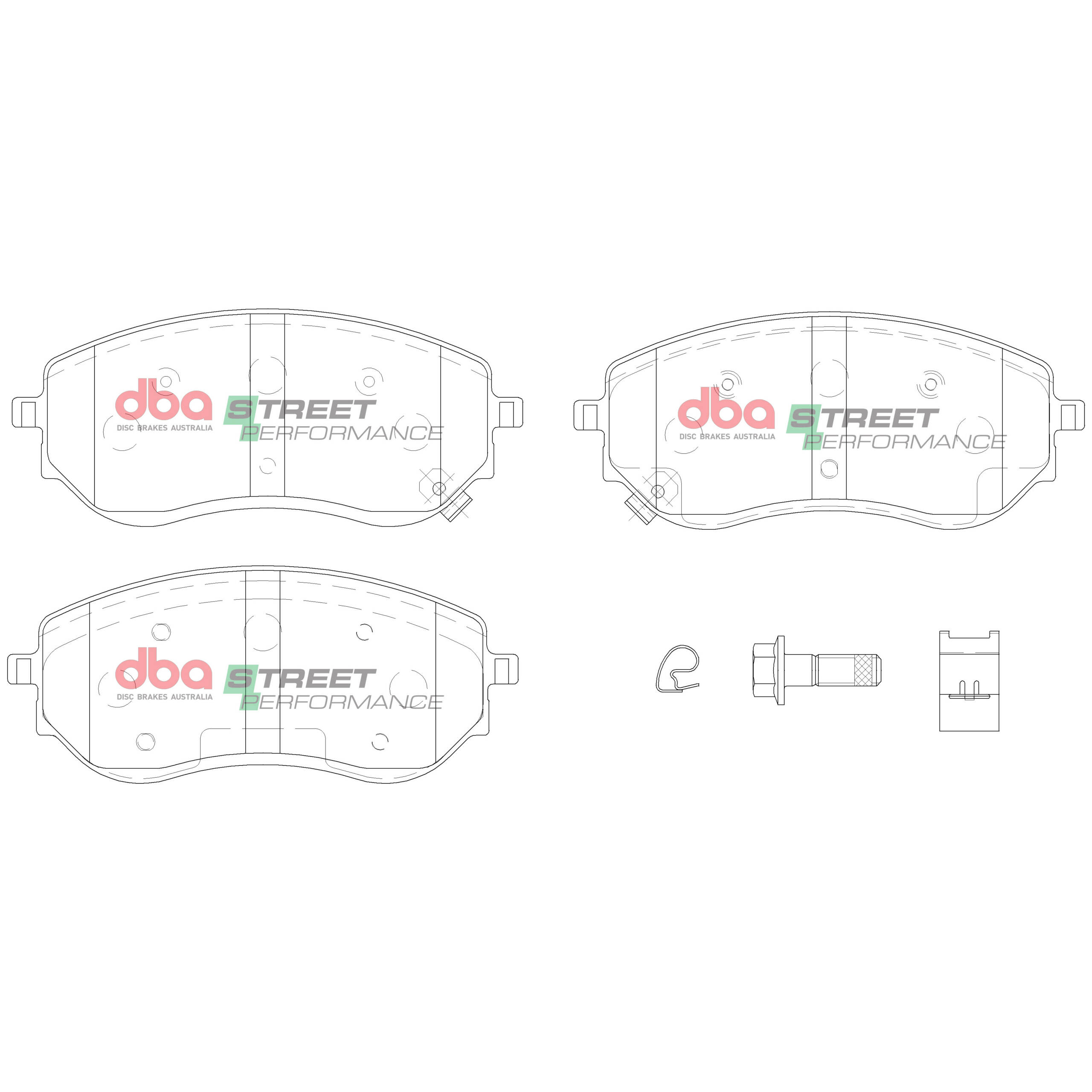 DBA Brake Pads Street Performance DB15014SP - Imagen 2