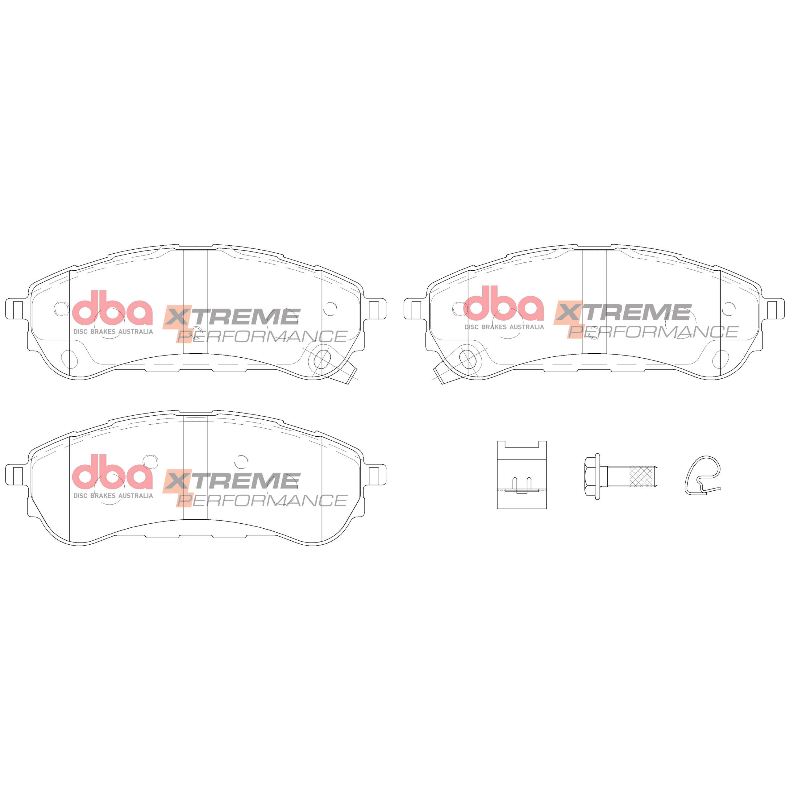 DBA Brake Pads Xtreme Performance ECE R90 certified DB15016XP - Image 2
