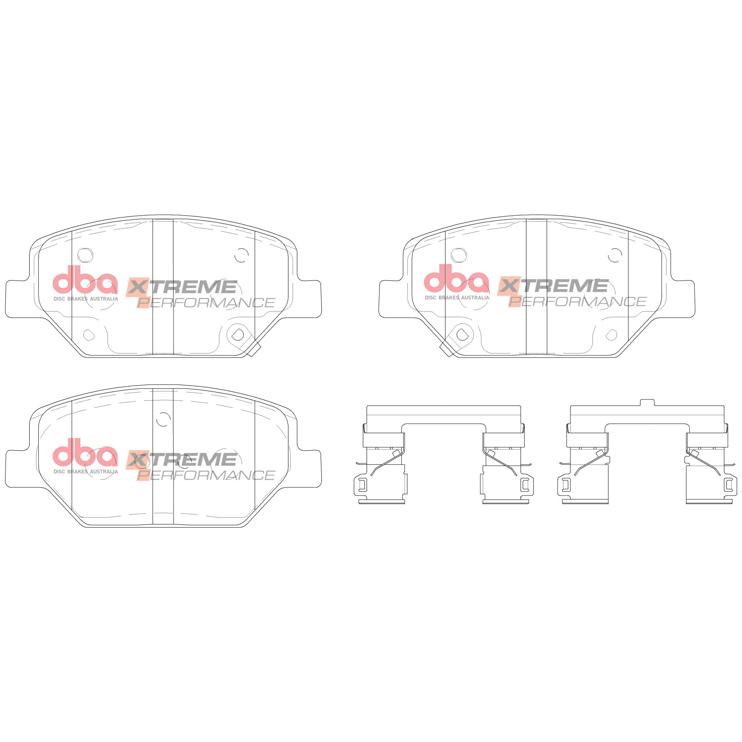 DBA Brake Pads Xtreme Performance DB15017XP - Imagen 2