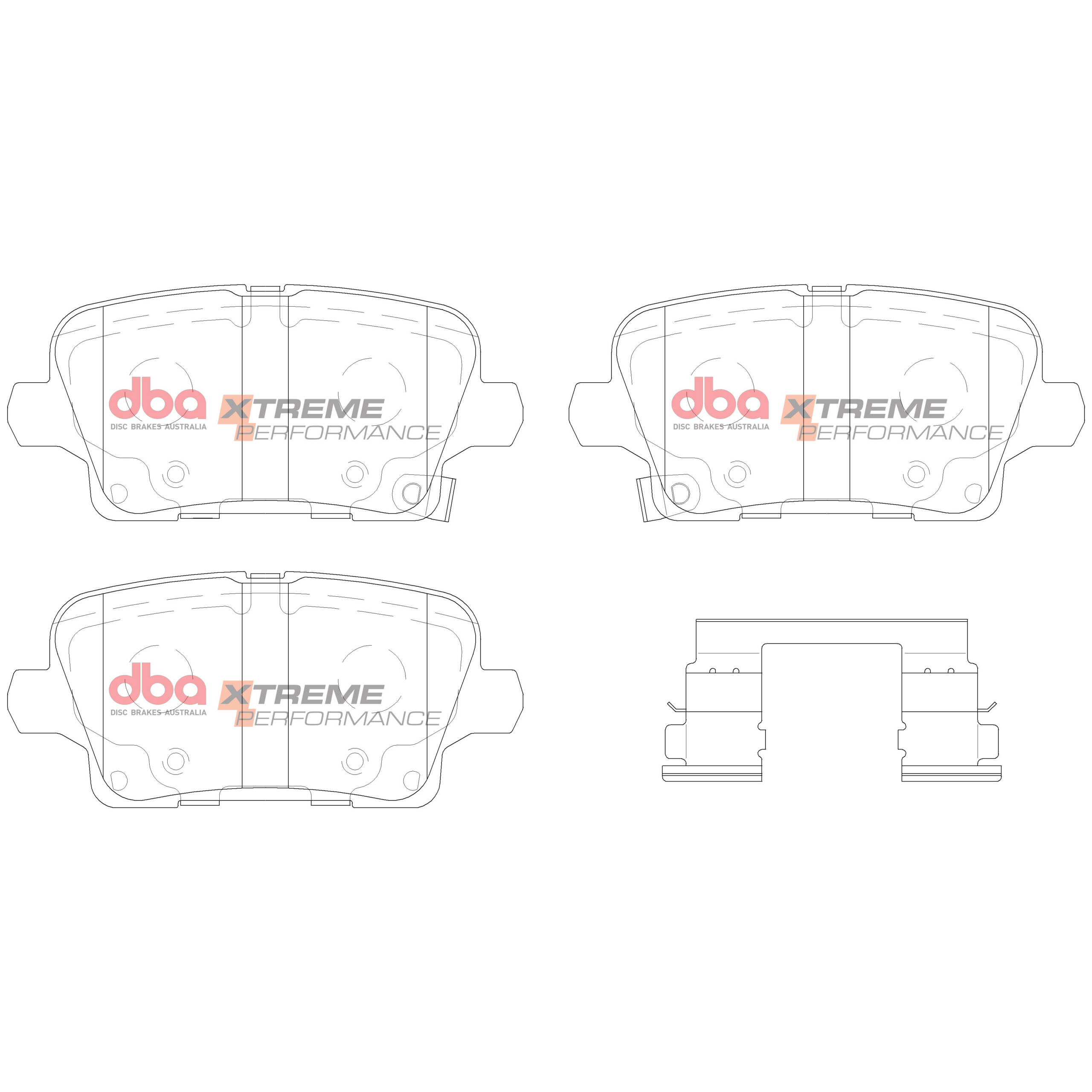 DBA Brake Pads Xtreme Performance DB15019XP - Imagen 2