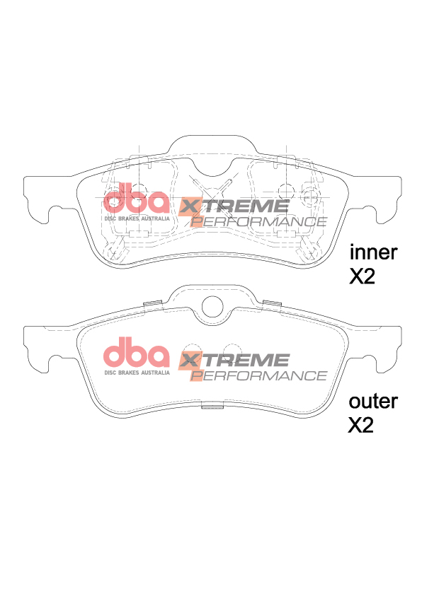 DBA Brake Pads Xtreme Performance DB1501XP - Image 2