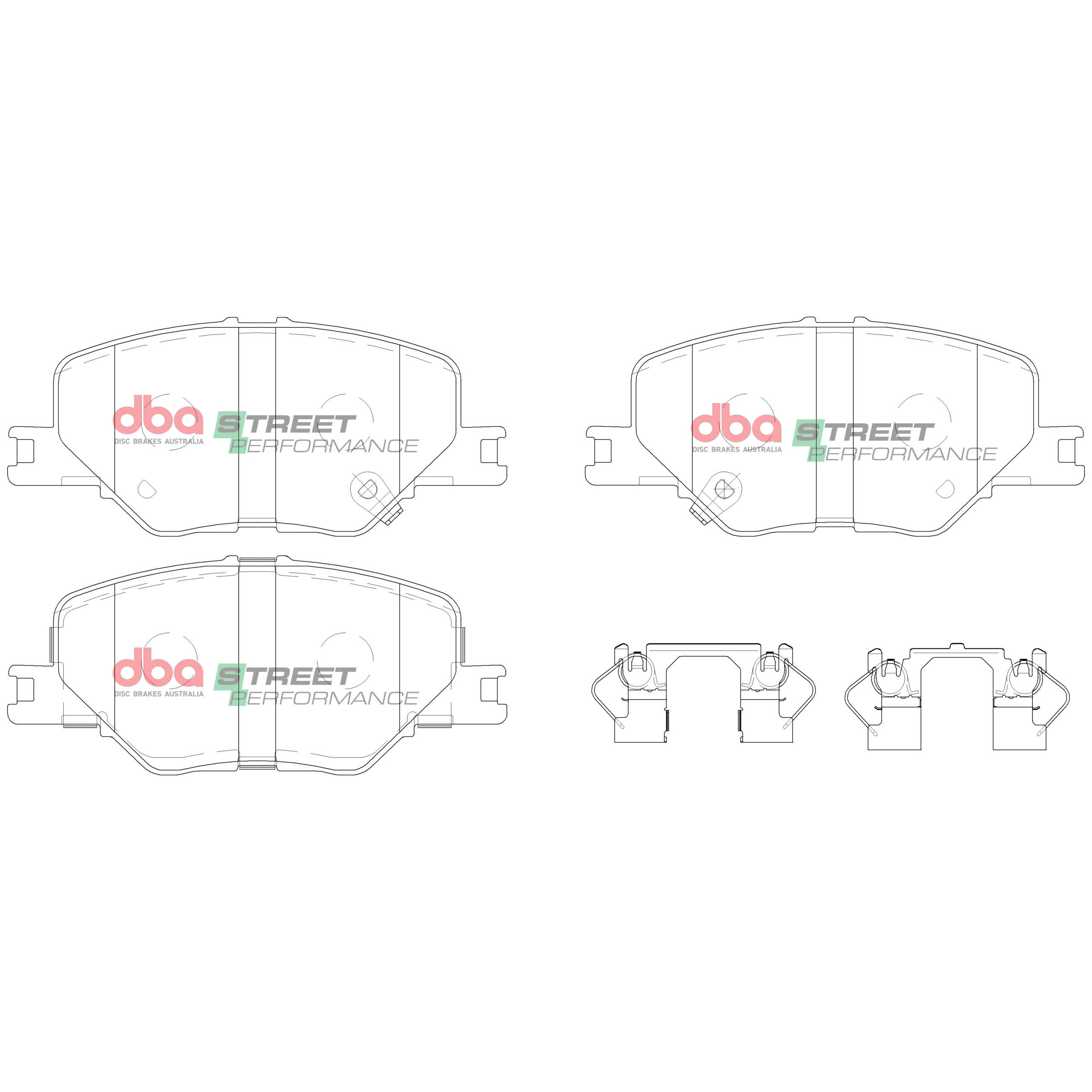 DBA Brake Pads Street Performance DB15020SP - Image 2