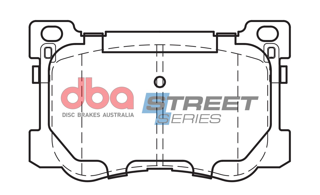 DBA Brake Disc Brake Pads Street Series Ceramic DB15021SS - Imagen 2