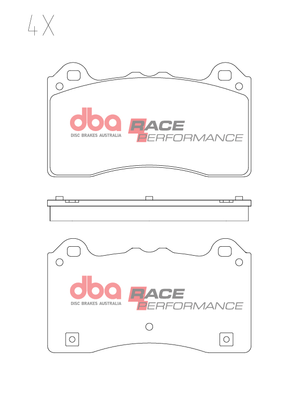 DBA Brake Pads Race Performance DB15025RP - Imagen 2