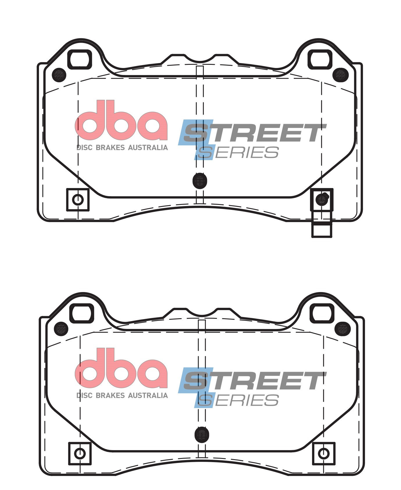 DBA Brake Disc Brake Pads Street Series Ceramic DB15025SS - Image 2
