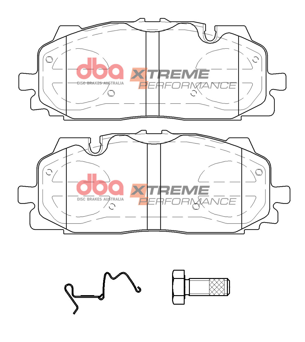 DBA Brake Kit Brake Kit - 5000 T3 Slotted & Xtreme Performance Brake Pads (2x DBA53932SLVS + DB15030XP) DBA53932SLVS-15030XP - Image 4