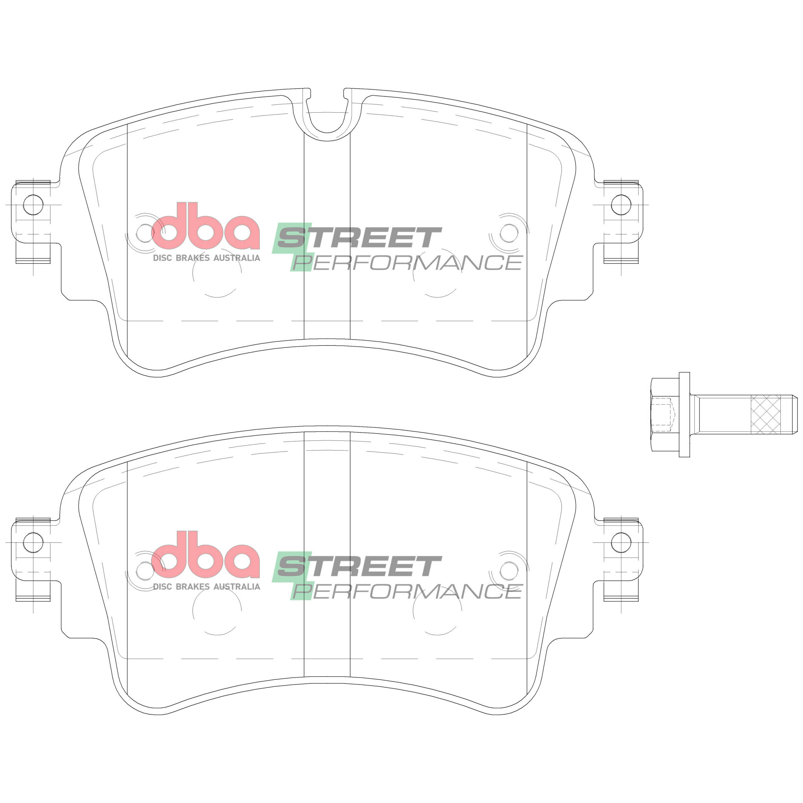 DBA Brake Pads Street Performance DB15032SP - Image 2