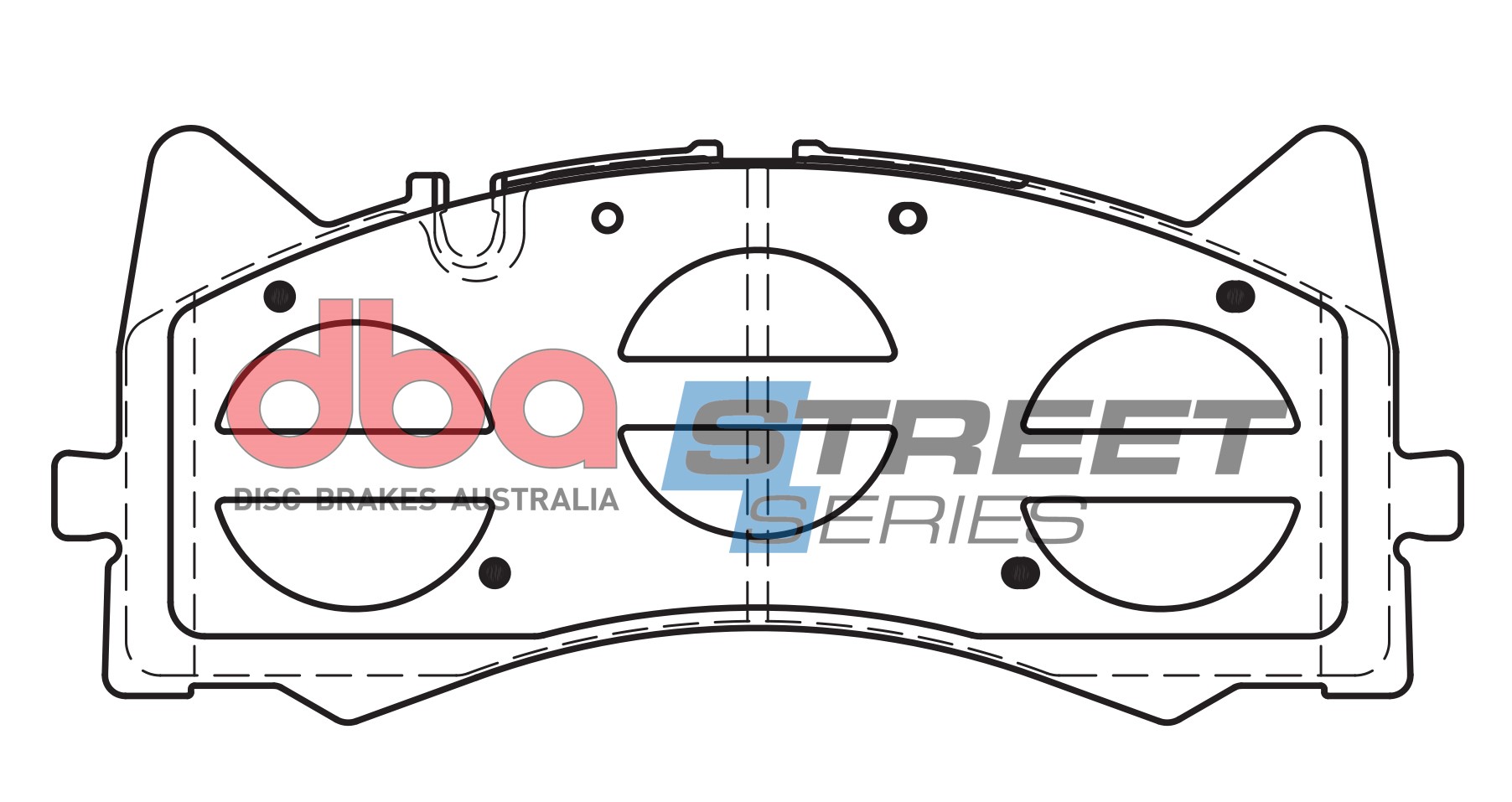 DBA Brake Disc Brake Pads Street Series Ceramic DB15035SS - Imagen 2