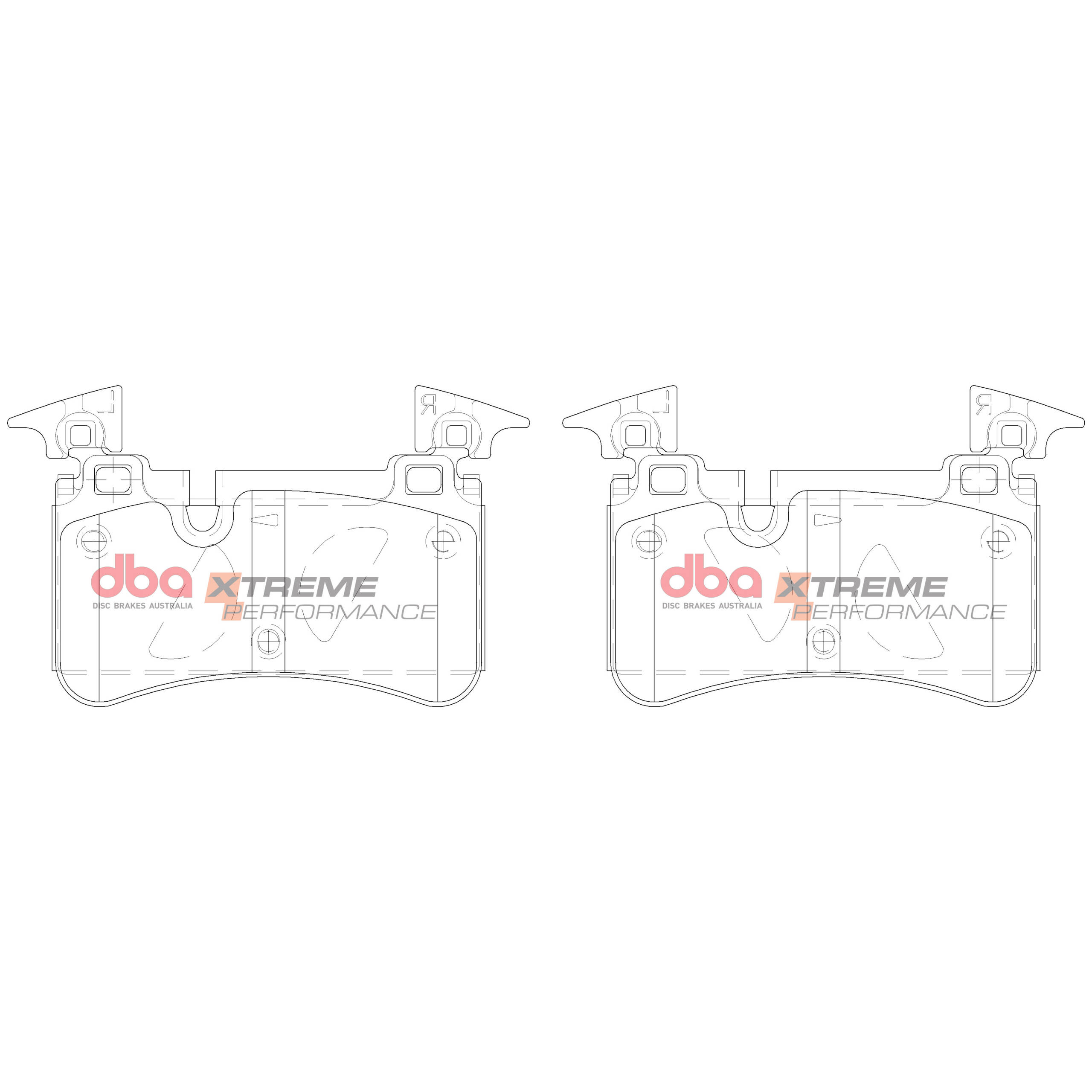 DBA Brake Pads Xtreme Performance ECE R90 certified DB15037XP - Imagen 2