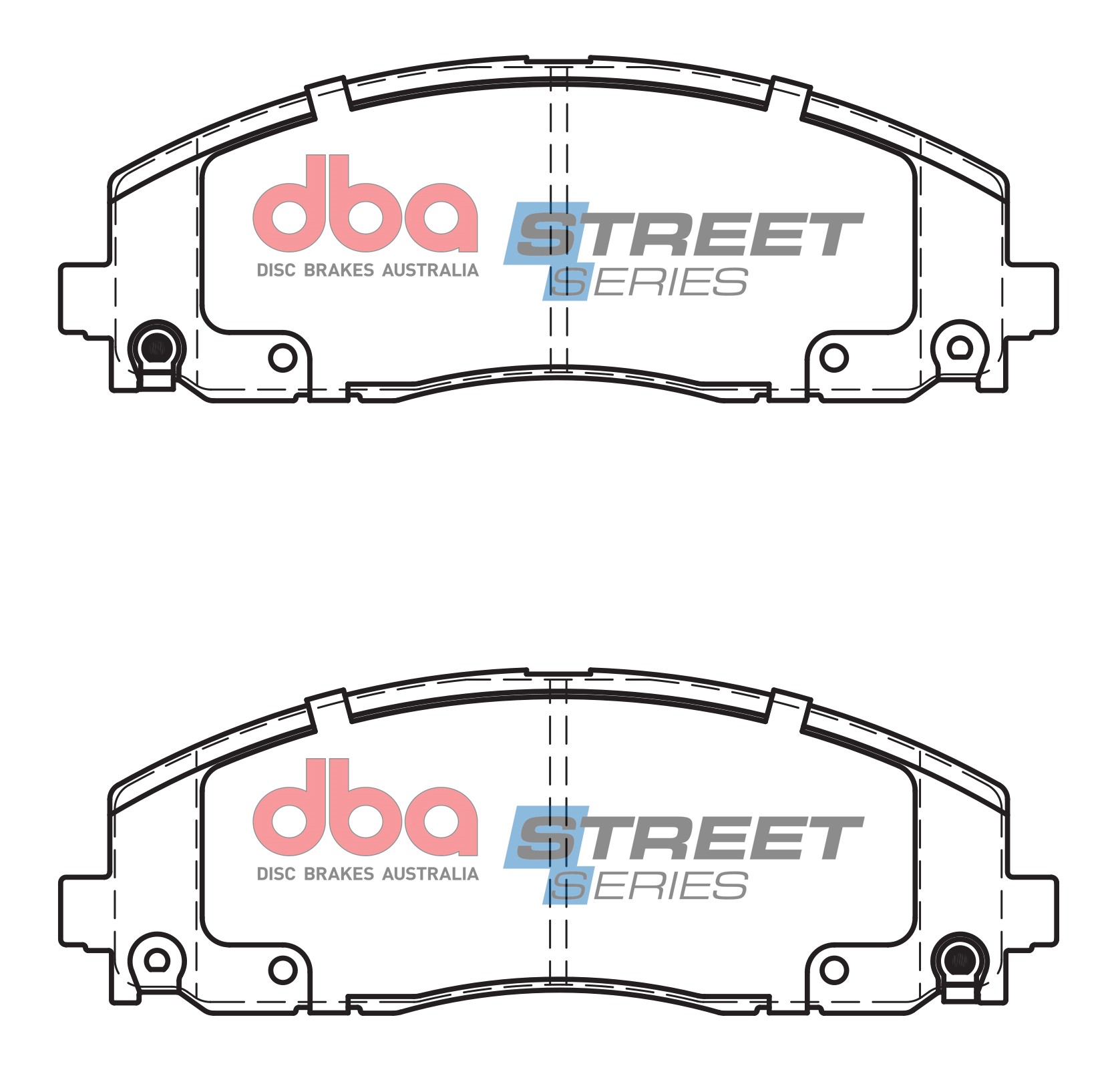 DBA Brake Disc Brake Pads Street Series Ceramic DB15038SS - Image 2