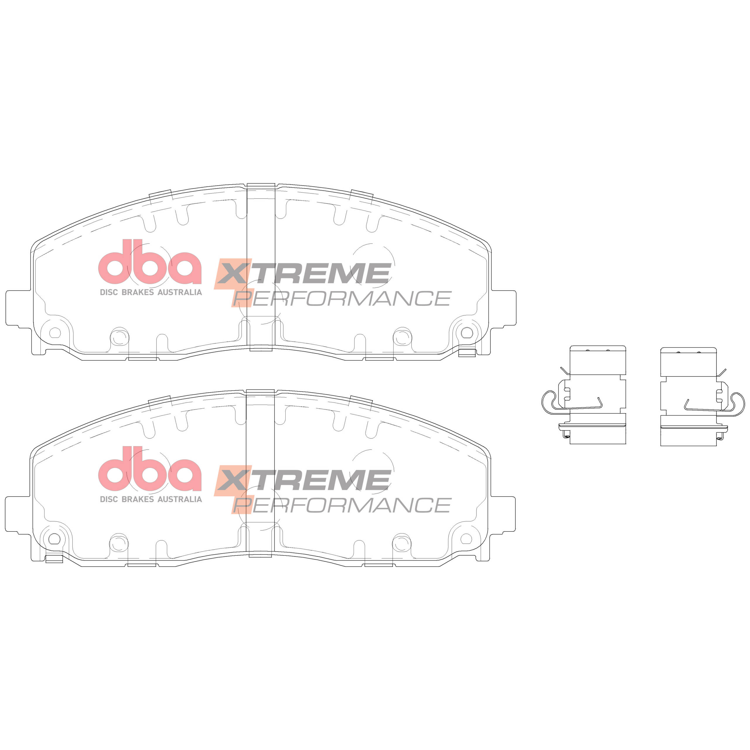 DBA Brake Pads Xtreme Performance DB15038XP - Imagen 2