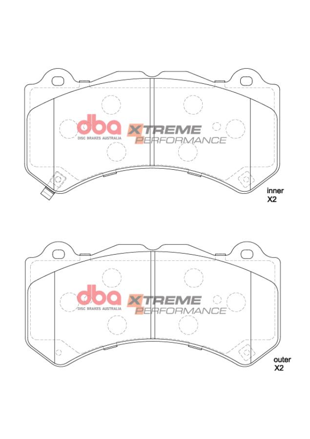 DBA Brake Pads Xtreme Performance DB15039XP - Image 2