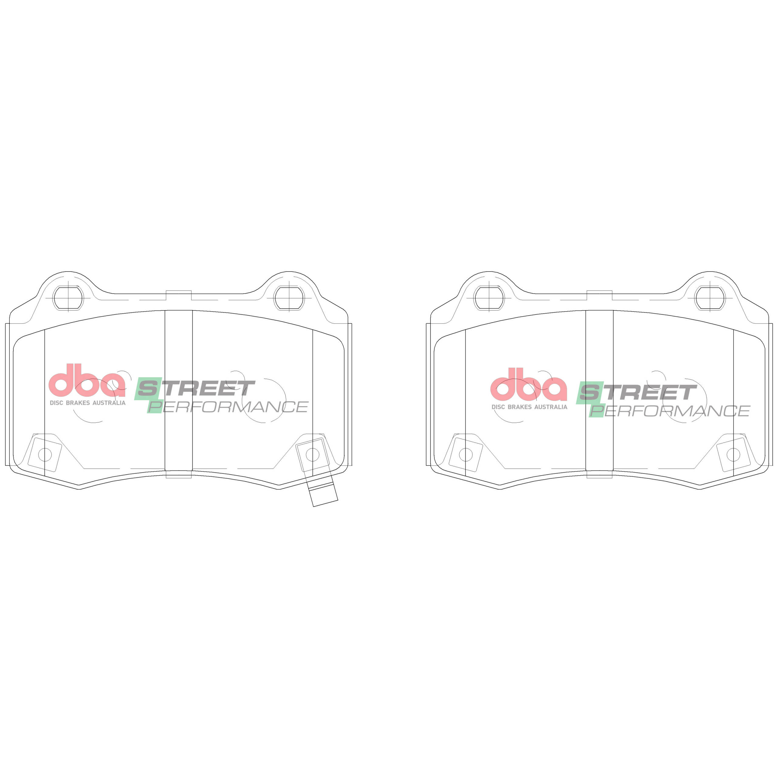 DBA Brake Pads Street Performance DB15041SP - Image 2