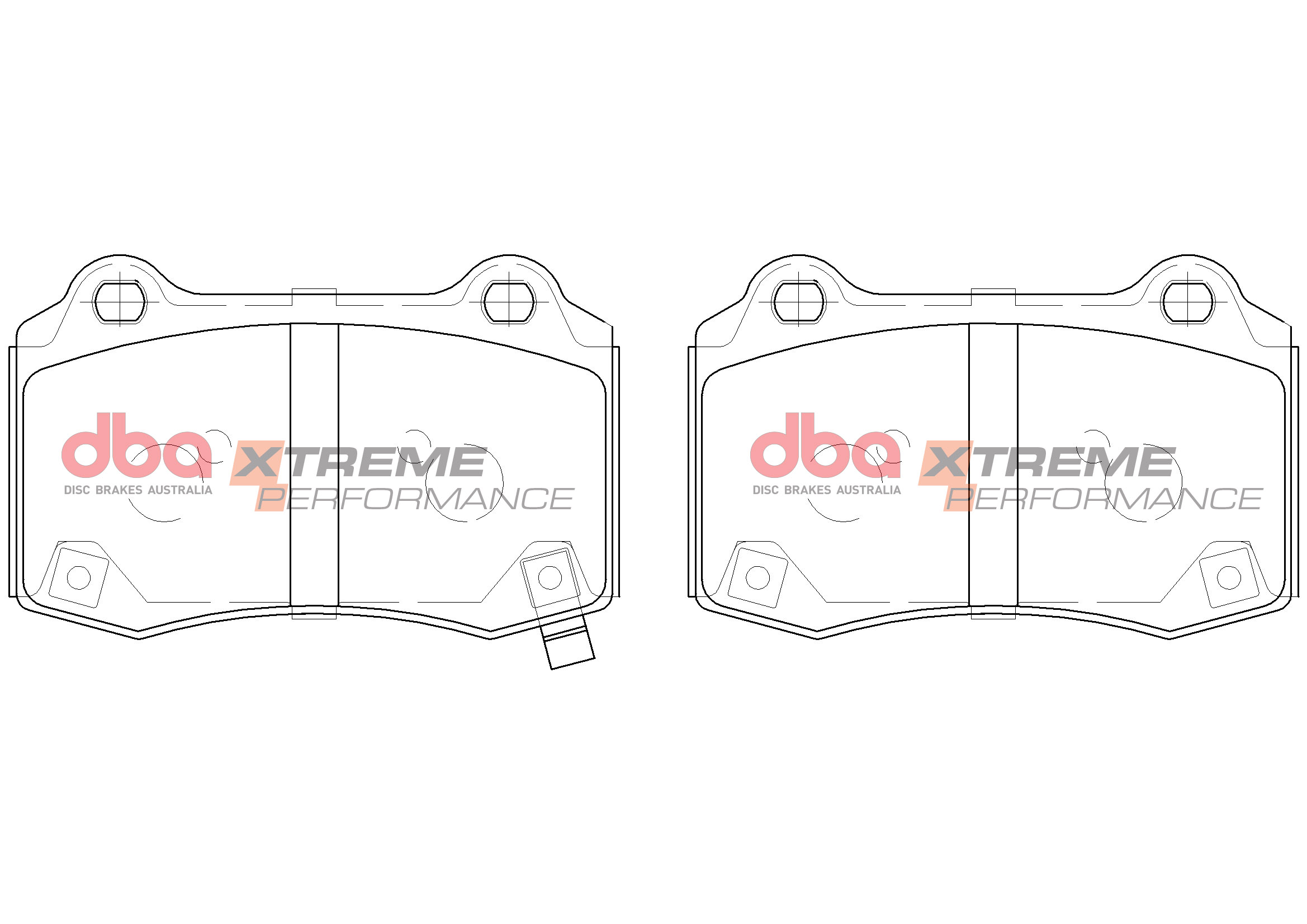 DBA Brake Pads Xtreme Performance DB15041XP - Imagen 2