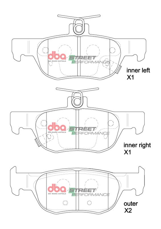 DBA pastillas de freno Street Performance DB15047SP - Imagen 2