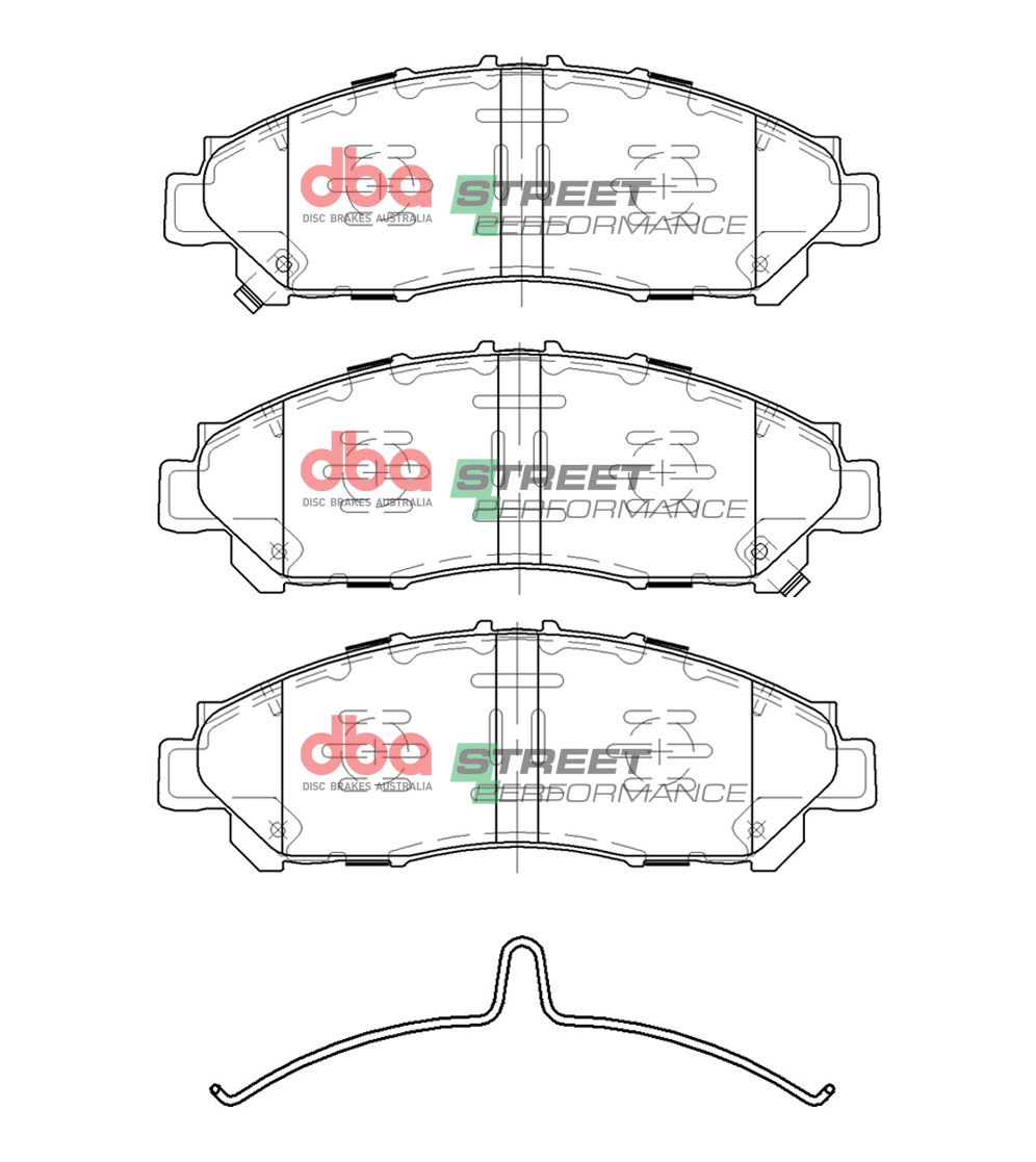 DBA Pastillas de freno Street Performance DB15051SP - Imagen 2