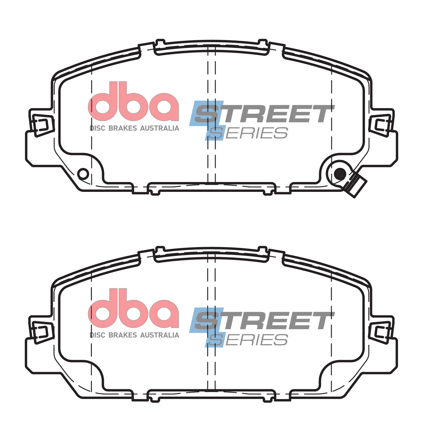 DBA Brake Disc Brake Pads Street Series Ceramic DB15053SS - Imagen 2