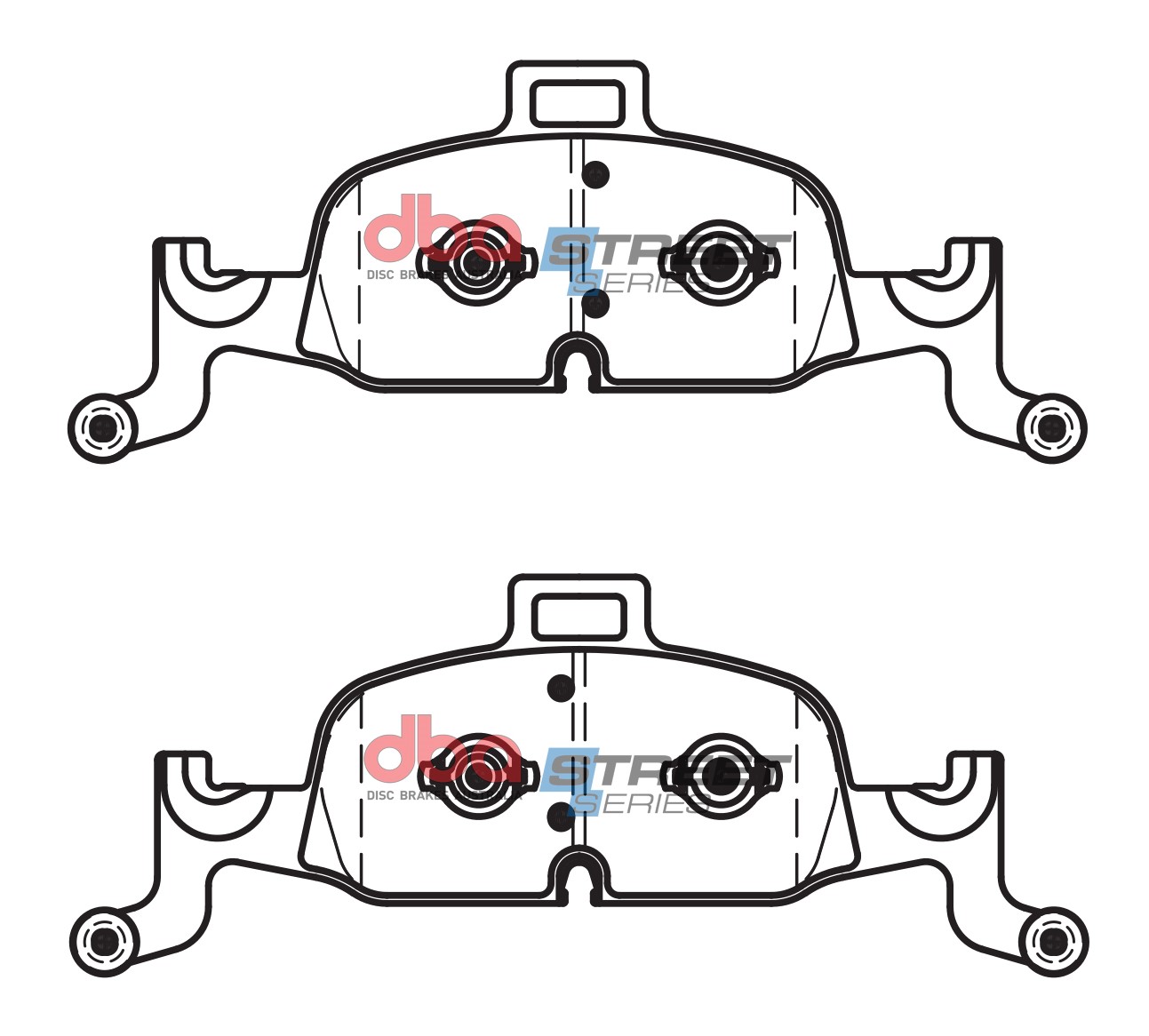 DBA Brake Disc Brake Pads Street Series Ceramic DB15060SS - Imagen 2