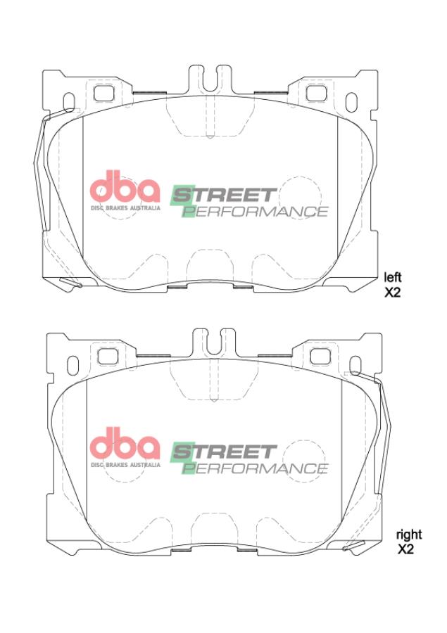 DBA Pastillas de Freno Street Performance DB15062SP - Imagen 2