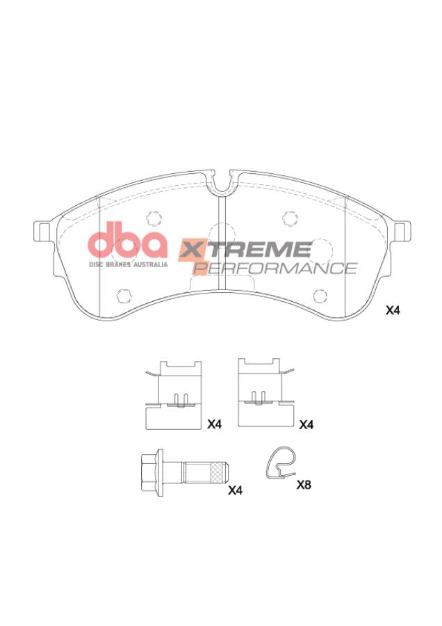 DBA Brake Pads Xtreme Performance DB15080XP - Imagen 2