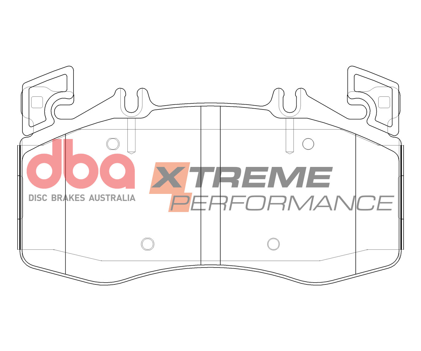 DBA Brake Pads Xtreme Performance ECE R90 certified DB15081XP - Imagen 2