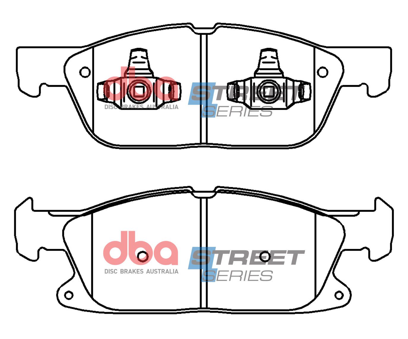 DBA Brake Disc Brake Pads Street Series Ceramic DB15089SS - Imagen 2
