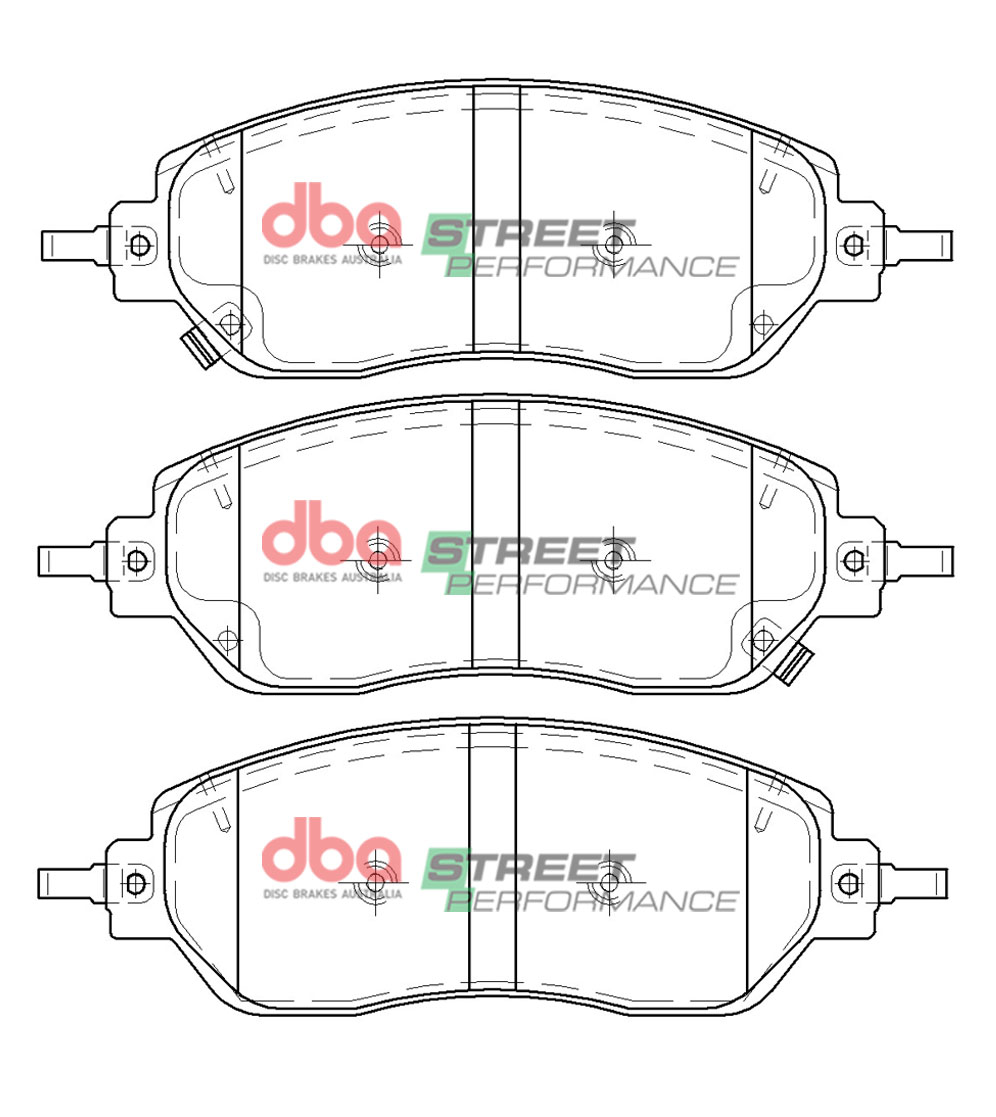 DBA Pastillas de freno Street Performance DB15093SP - Imagen 2
