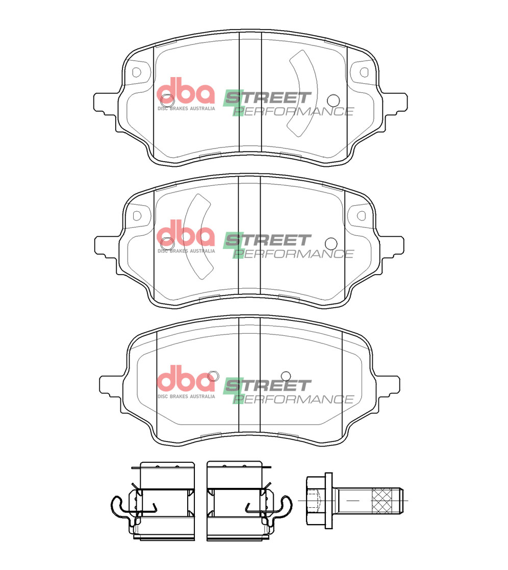 DBA Brake Pads Street Performance DB15097SP - Imagen 2