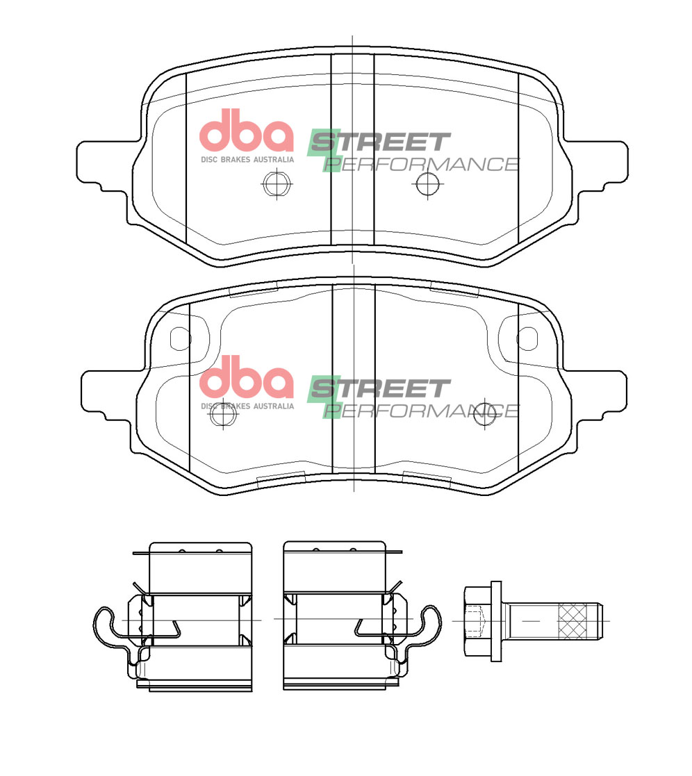 DBA Brake Pads Street Performance DB15098SP - Imagen 2