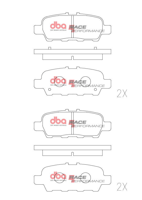 DBA Pastillas de Freno Rendimiento de Carreras DB1509RP - Imagen 2