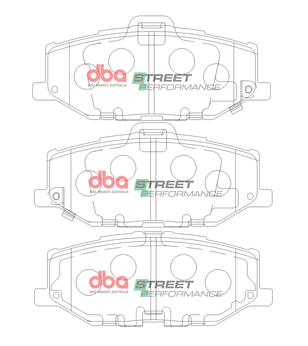 DBA Brake Pads Street Performance DB15100SP - Imagen 2
