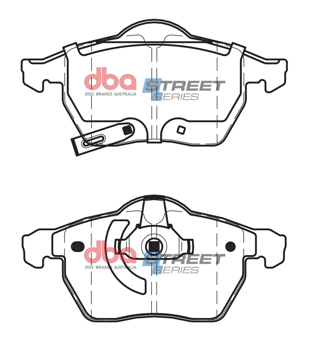 DBA Brake Disc Brake Pads Street Series Ceramic DB1510SS - Imagen 2