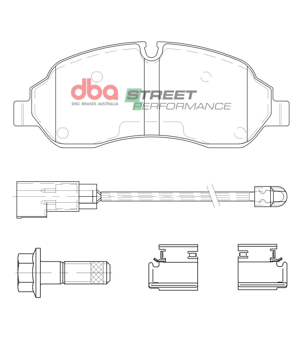 DBA Brake Pads Street Performance DB15113SP - Imagen 2