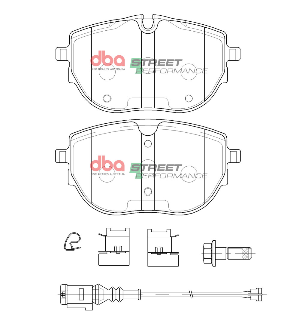DBA Brake Pads Street Performance DB15115SP - Imagen 2
