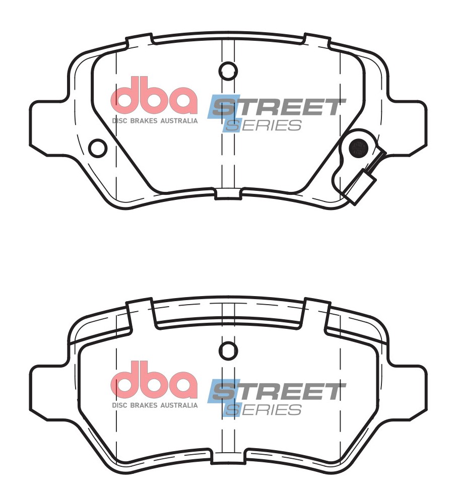 DBA Brake Disc Brake Pads Street Series Ceramic DB1511SS - Imagen 2