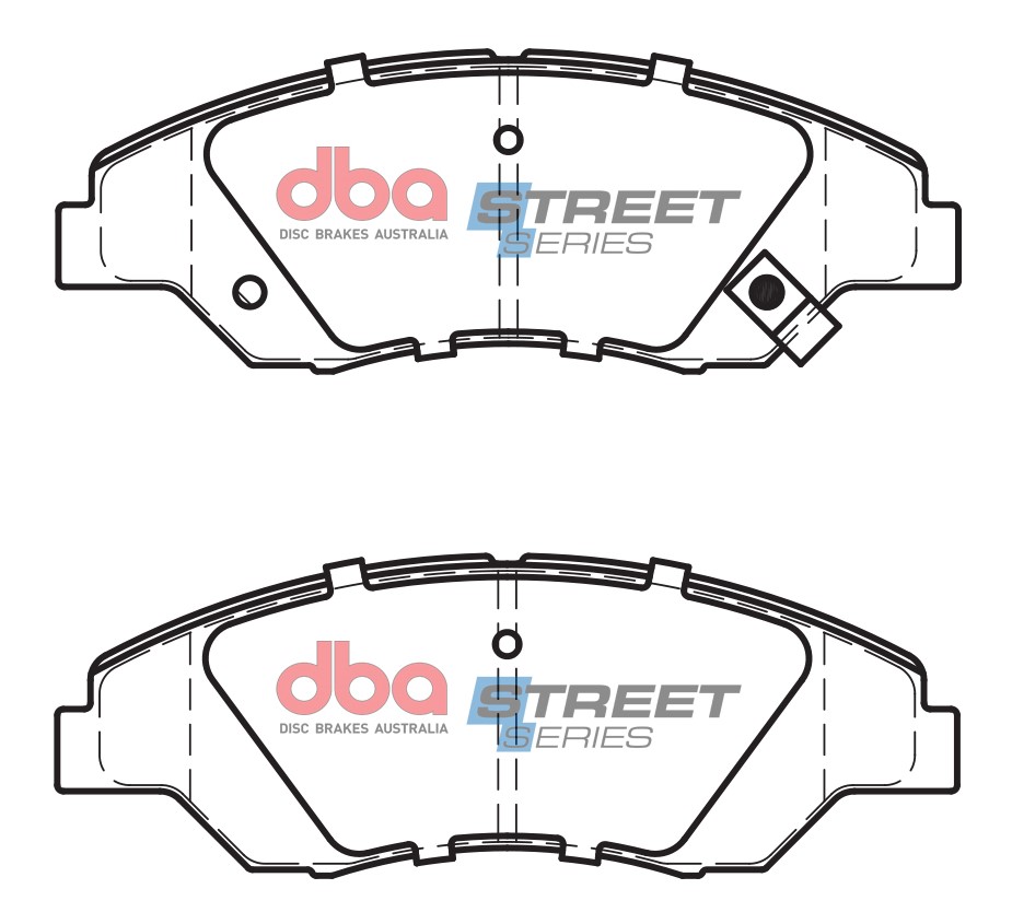DBA Brake Disc Brake Pads Street Series Ceramic DB1512SS - Imagen 2