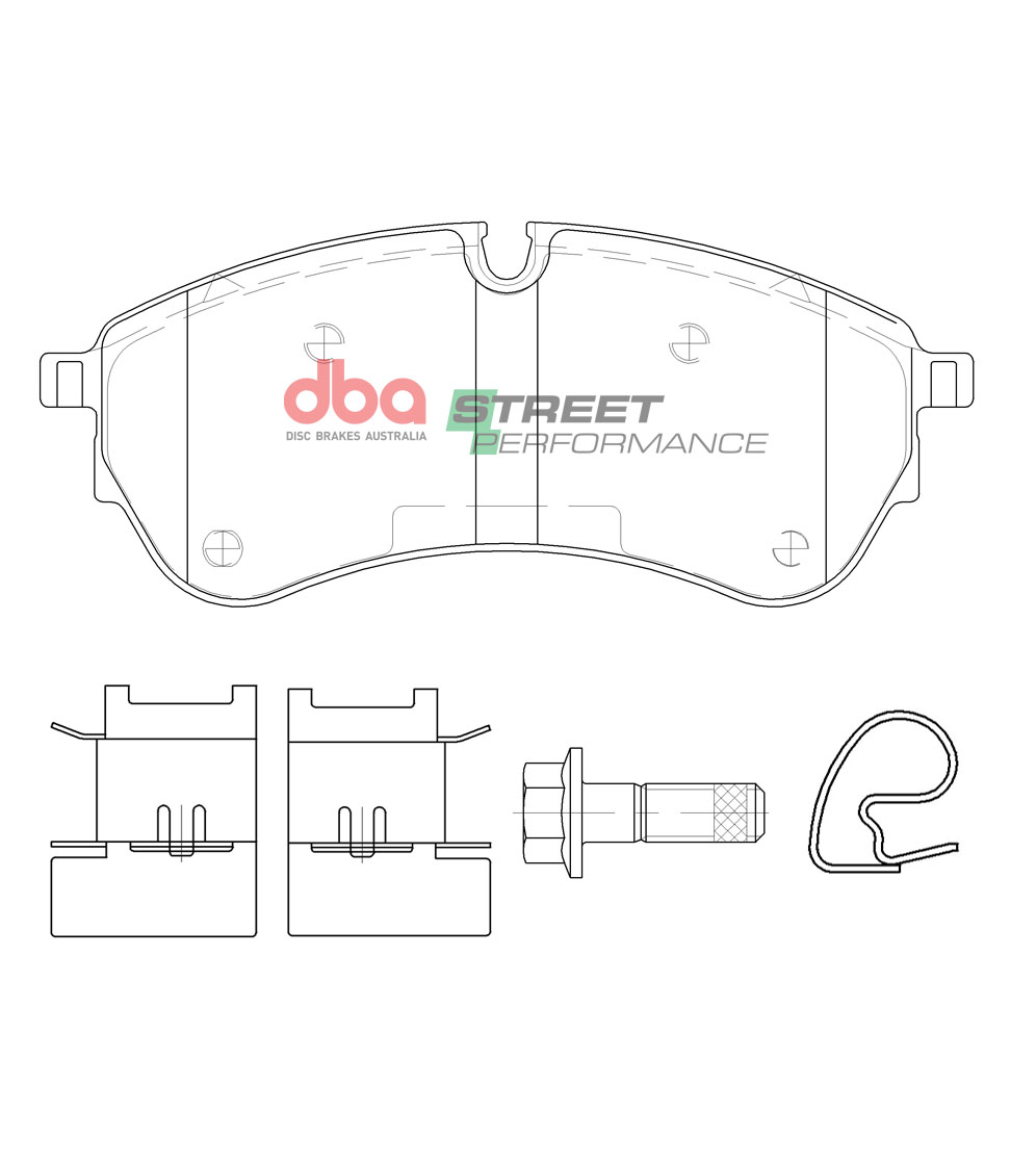 DBA Pastillas de freno Street Performance DB15134SP - Imagen 2