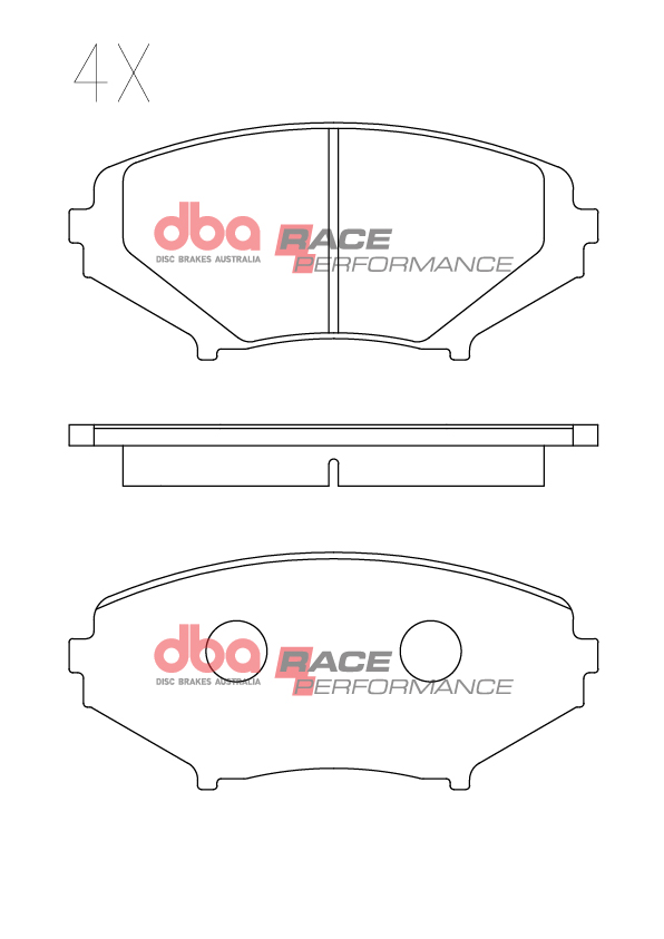 DBA Brake Pads Race Performance DB1513RP - Imagen 2