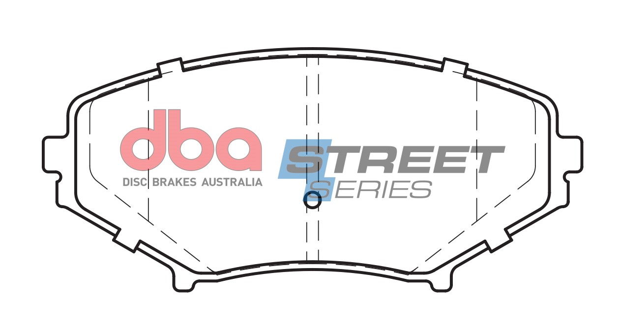 DBA Brake Disc Brake Pads Street Series Ceramic DB1513SS - Imagen 2