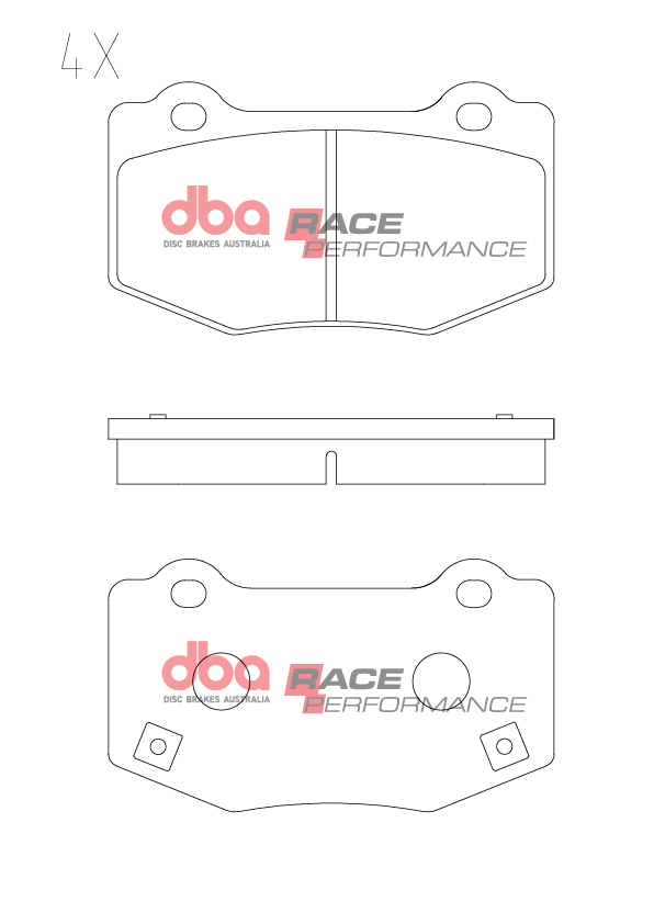 DBA Brake Pads Race Performance DB15144RP - Imagen 2