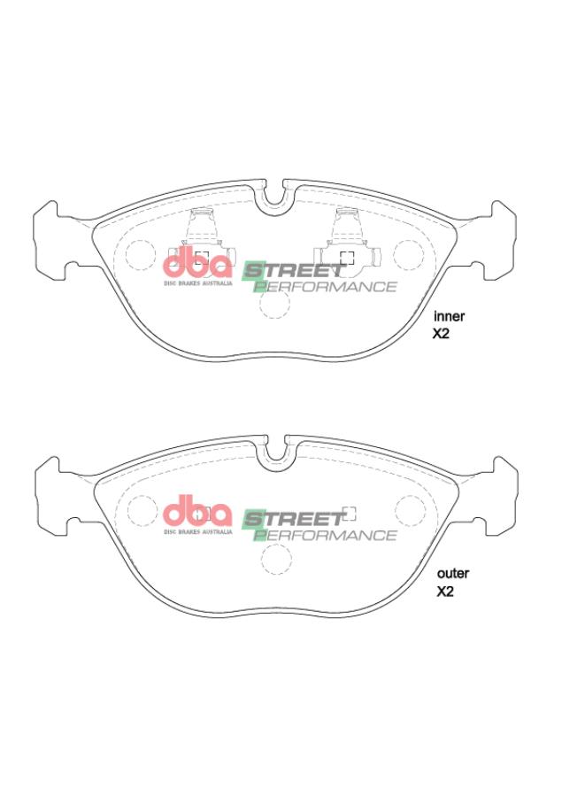 DBA Pastillas de Freno Street Performance DB15194SP - Imagen 2
