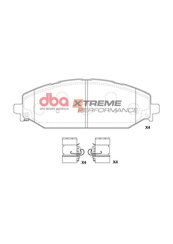 DBA Brake Pads Xtreme Performance DB15195XP - Imagen 2
